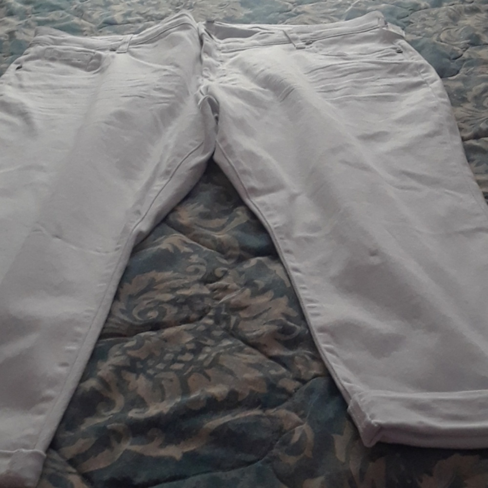 Ladies Bardot crop skinny Capri jeans